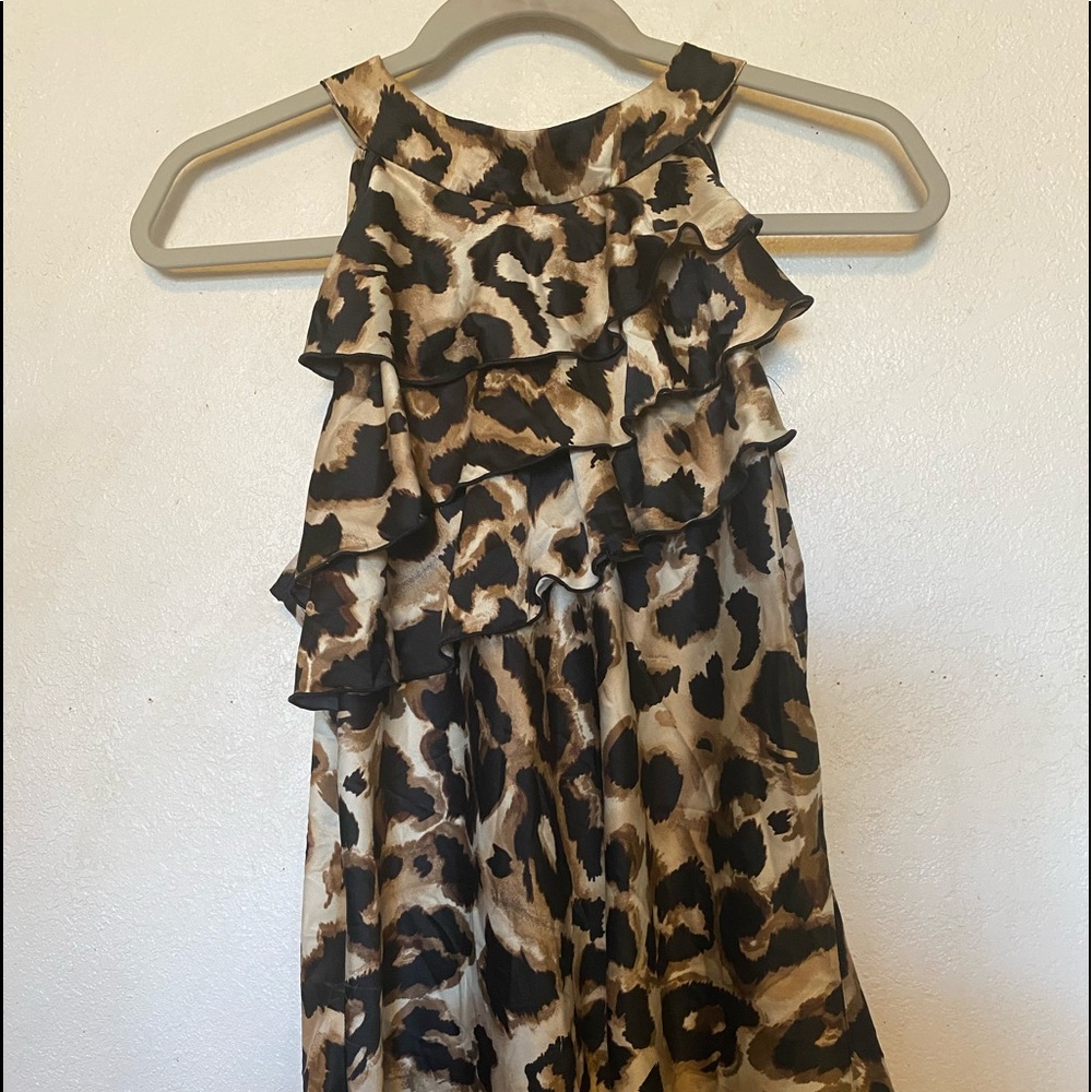 Leopard print blouse